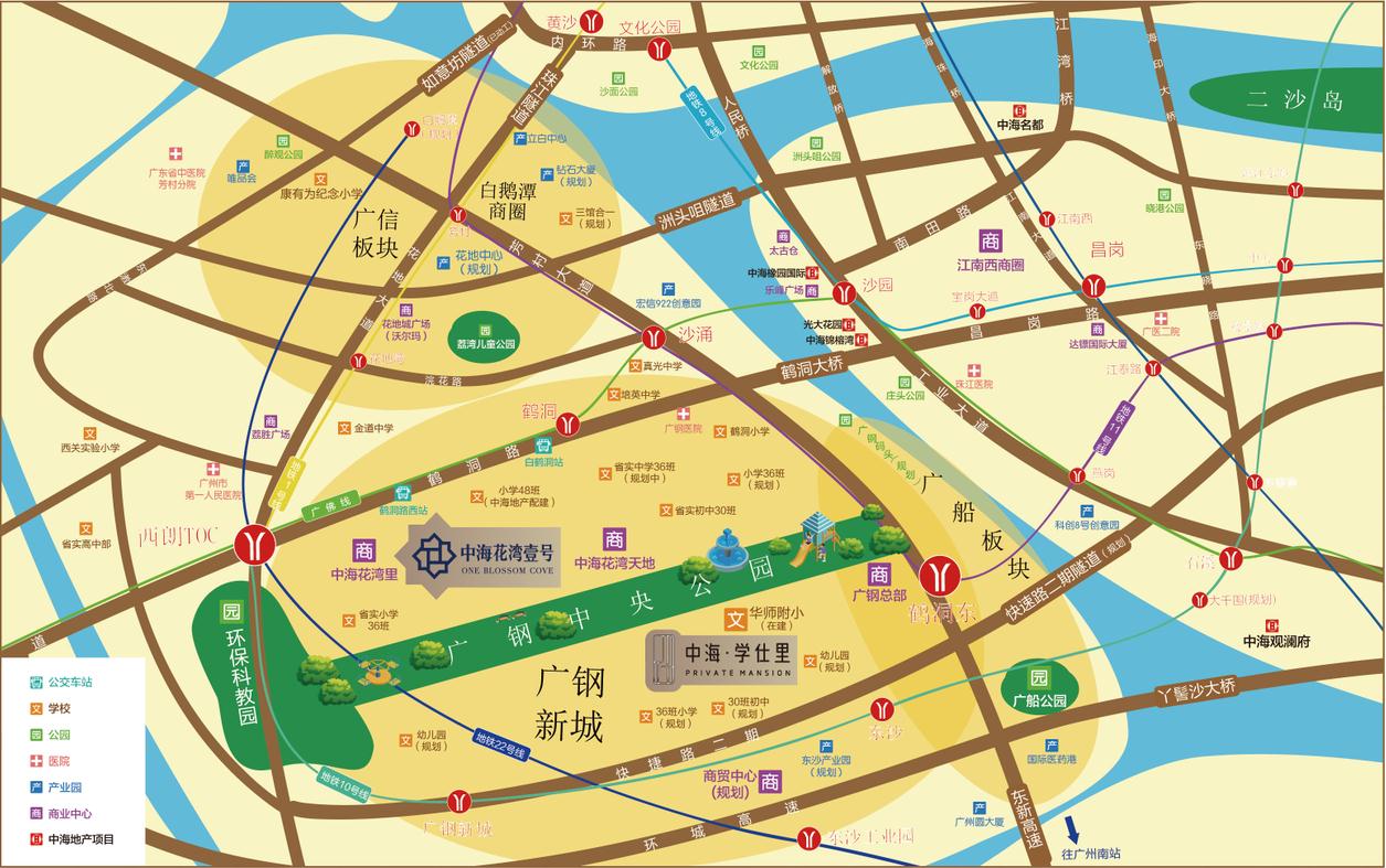 广钢新城平面图图片